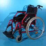 Scaun cu rotile din aluminiu Meyra, latime sezut 46 cm
